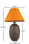 Opviq BK022 Lámpara de Mesa de Cerámica Gris